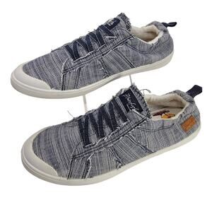 Blowfish Malibu Navy Blue Women's Casual Sneakers Size 7.5